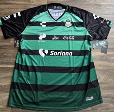 Camiseta de fútbol visitante Charly Club Santos Laguna 2018/2019 nueva con etiquetas para hombre talla 3XL