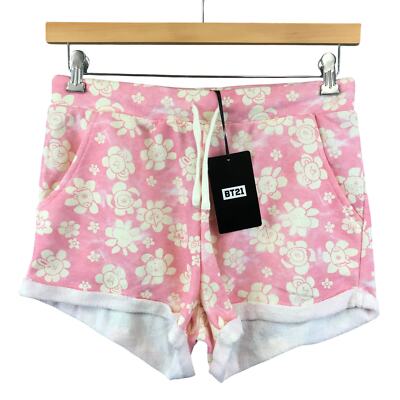 New BT21 Floral Pink Wash Lounge Shorts size M