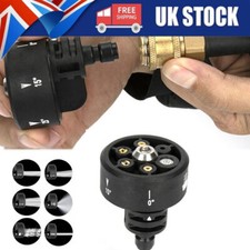 6 In 1 Adjustable Pressure Washer Jet Nozzle Small Multi Spray Head Release