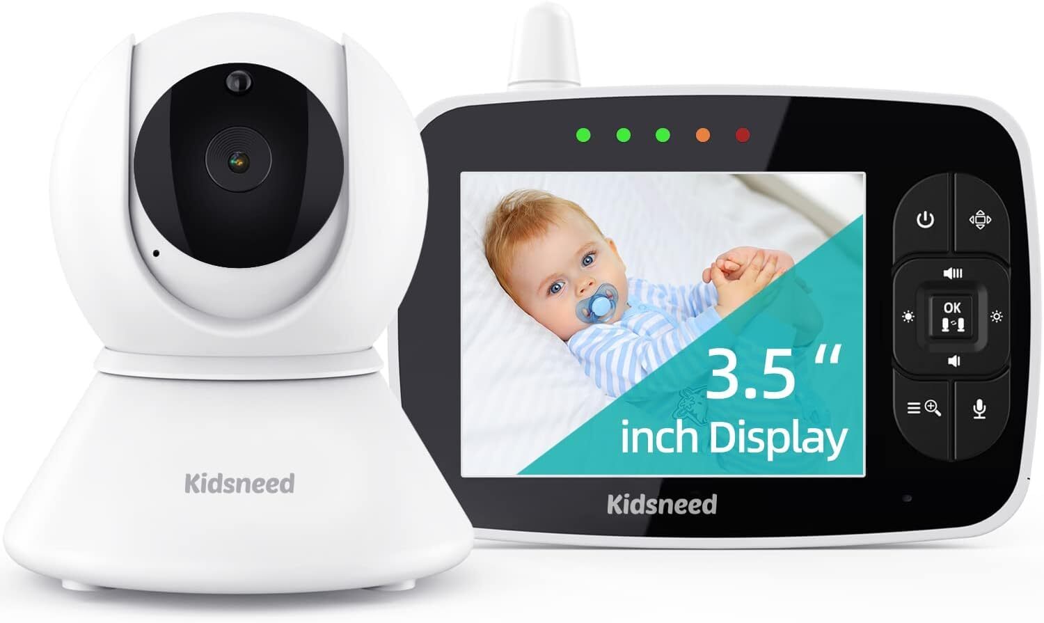 Video Baby Monitor with Camera and Audio, 35PTZ-image