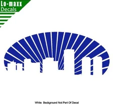 RVA Richmond Virginia Cityscape Home Office Wall Glass Decor Die Cut Vinyl Decal