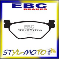 Fa319/2Hh BeläGe Sinter Hinten Ebc Yamaha Xv 950 R 2014-2018