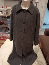 Bhs Vintage Ladies Heavy Duty Grey Colour Jacket Size 46 To Fit Chest Up 46rins