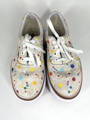 Vans Era *RARE* deconstructed polka dot shoes Vans Rare UV Activated Era Stacked Floral Polka Dot Platform  main image 3