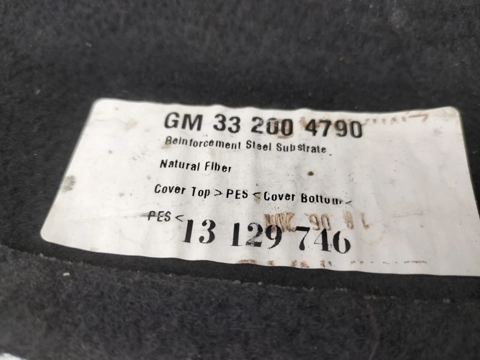 2010 Vauxhall Astra H Parcel Shelf Load Cover 13129746 - Image 2 of 4