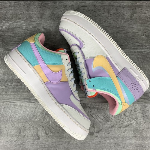 Nike AF1 Shadow Air Force 1 Pale Ivory Sage Vandalized CI0919 101 Women’s Sz 9.5 - 第 7/11 張圖片