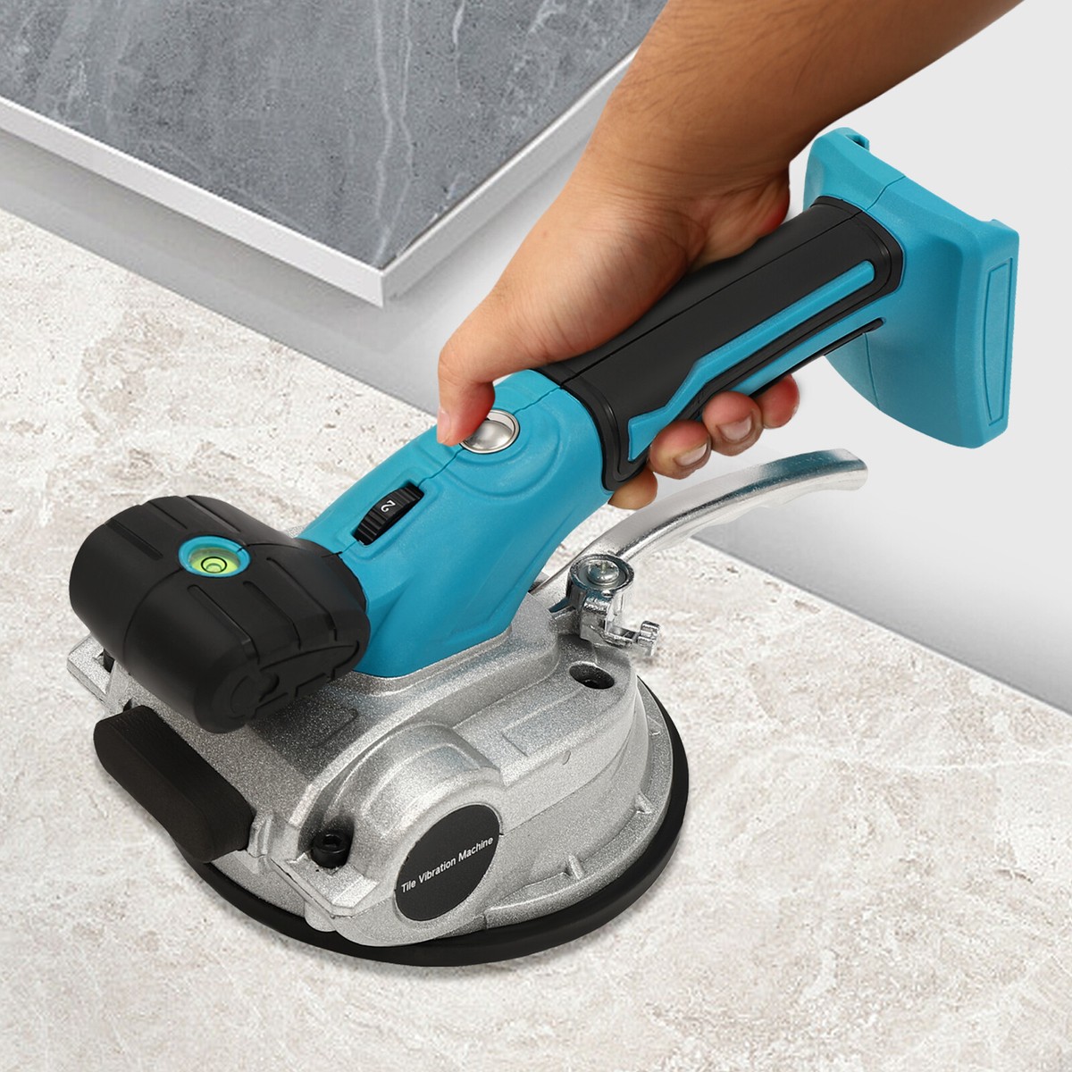 Tile Vibration Machine 6 Speeds Hand-held Tile Tiling Vibrating Tool  Suction Cup