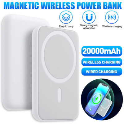 Magnetic Wireless Power Bank 20000mAh MagSafe Battery Pack for iPhone 16/15/14