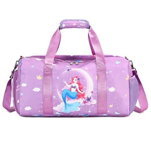 Dance Bag Girls Gymnastics Gym Bag Kids Duffle Bag Unicorn