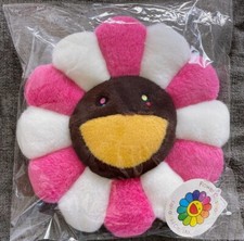 Takashi Murakami Pink Brown Flower Cushion Pillow 30cm Complexcon NEW COLOR