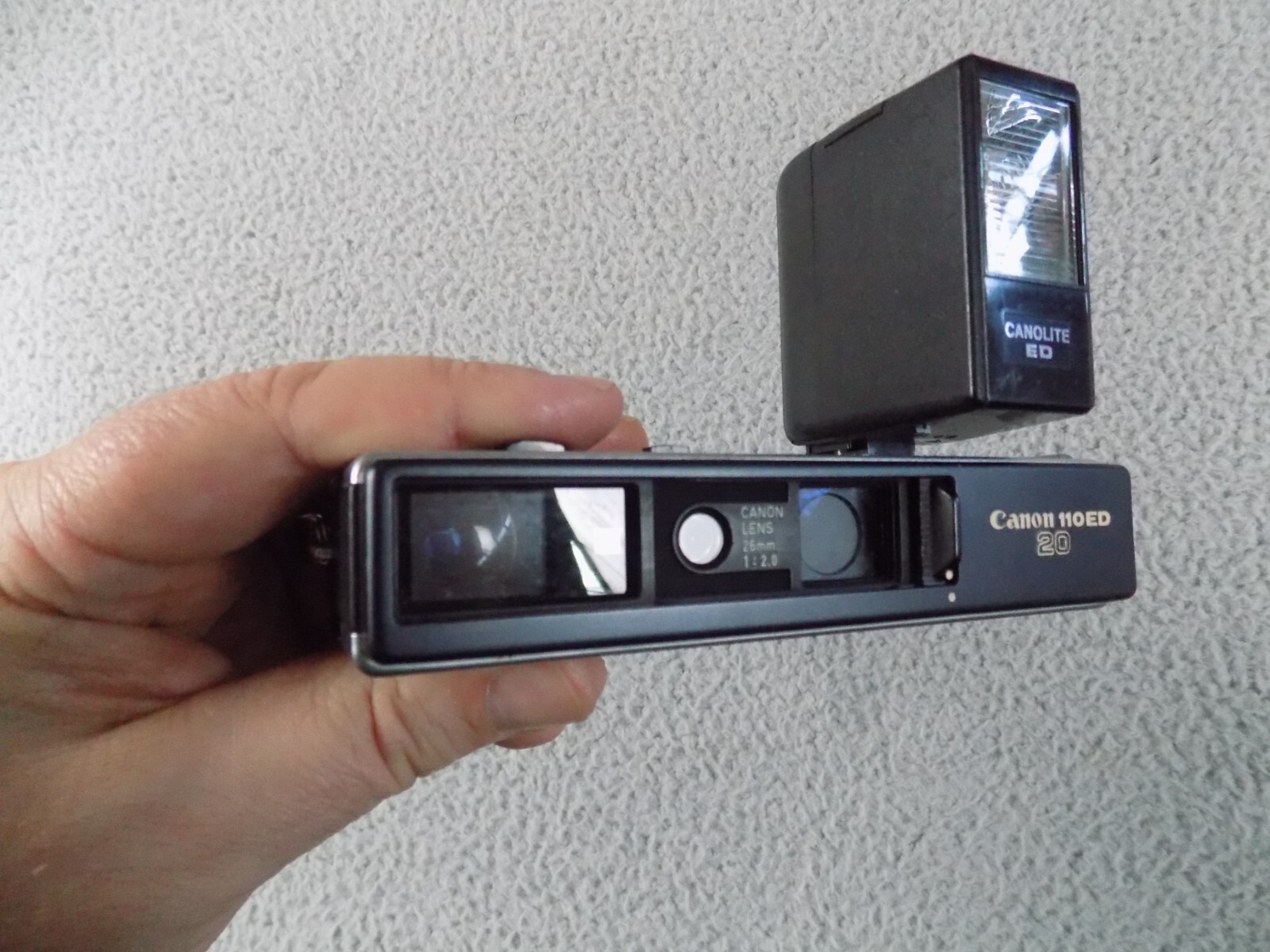 Canon 110 ED 20 camera vintage untested with canon flash eBay