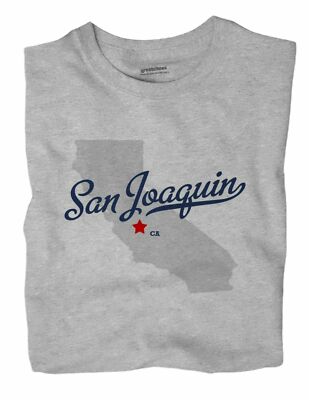 San Joaquin California CA T-Shirt MAP