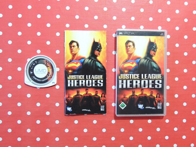 Justice League Heroes PSP Playstation Portable in OVP mit Anleitung