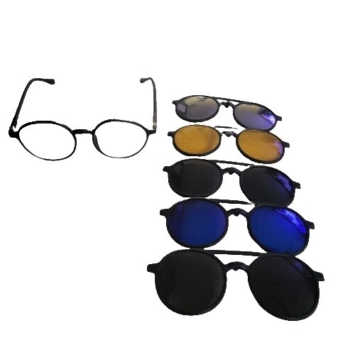 Revolution Eyeglass Frame MAGNETIC SUN SHADE ONLY REV724 BRN  display picture 1