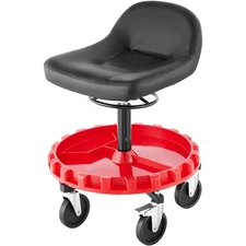 Uimoso Mechanics Swivel Seat 400 LBS Rolling Work Stool Height Adjustable Seat