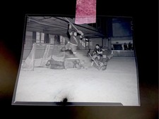 1940/50S CHARLIE CHUCK RAYNER NEGATIVE NEW YORK RANGERS MADISON SQUARE GARDEN