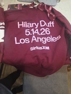 Hillary Duff Sweatshirt Canvas Bag And Lanyard From El Rey Theater Concerty
