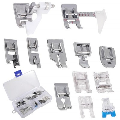 12PCS Sewing Presser Foot Set Sewing Machine Kit Household Multifunctional Pr...