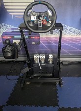 Logitech G29 Racing Steering Wheel With Pedals and Gear Shifter Plus Frame