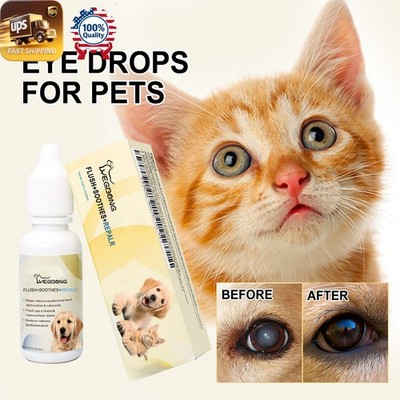 Dog and Cat Eye Relief Drops comfort eye discomfort and clean tear dirt  ️