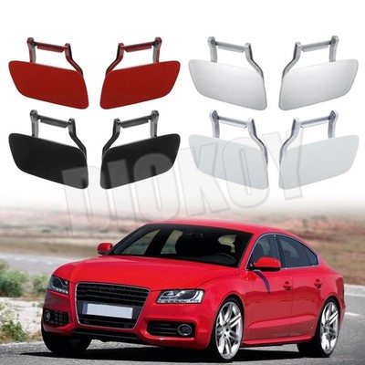 For Audi A5 S5 2008 2009 2010 Front Bumper Headlight Washer Nozzle Cover Cap