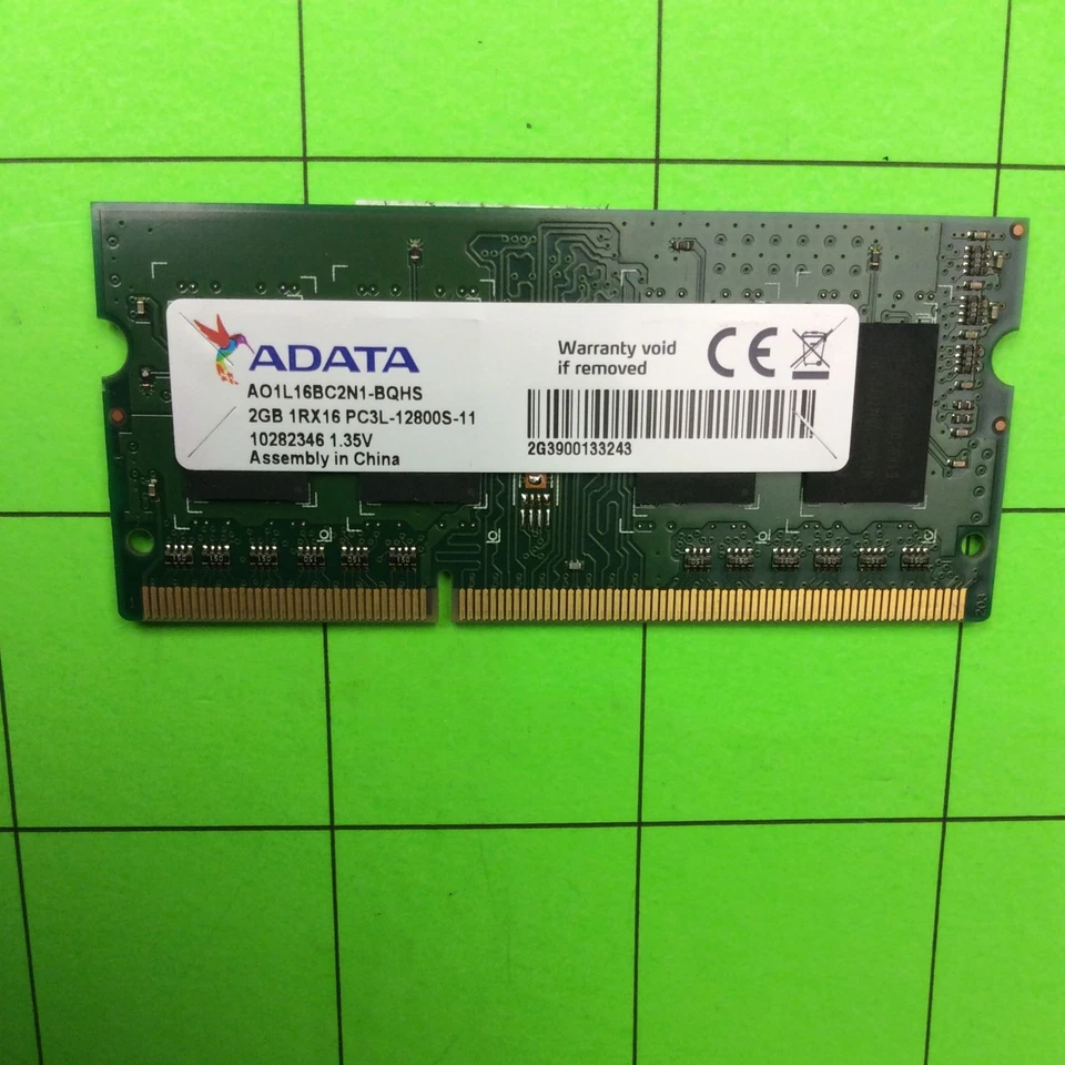 Adata AO1L16BC2N1-BQHS 2GB PC3L-12800S Random Access Memory RAM - Image 4 of 4