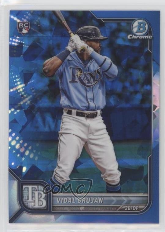 2022 Bowman Chrome Sapphire Edition Vidal Brujan #89 Rookie RC uk2