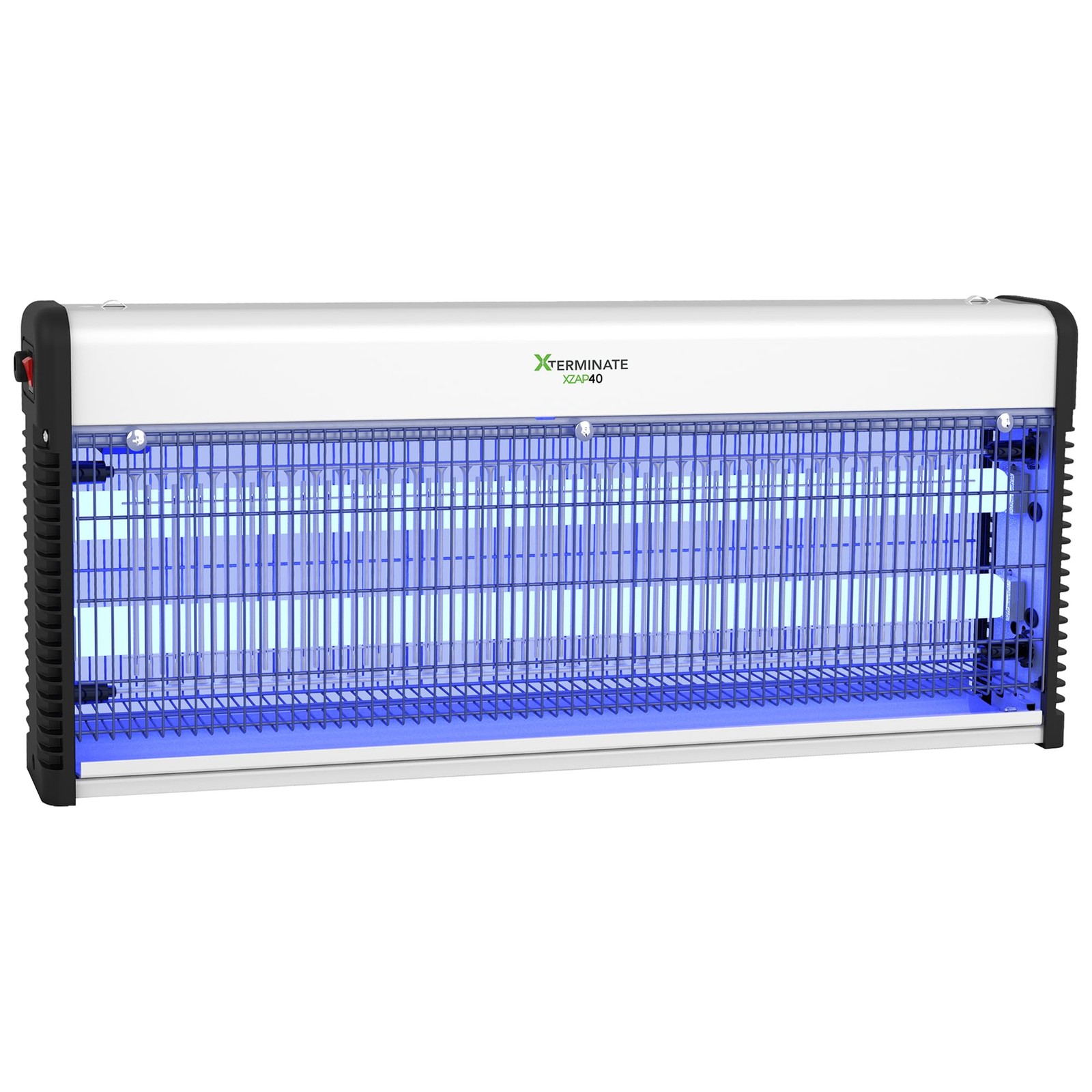 Xterminate UV LED Wall Mounted Fly Zapper Killer Unit 20W Equivalent Silver