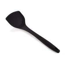 Silicone Wok Turner, Heat Resistant Solid Silicone Stir Fry Spatula for Non S...