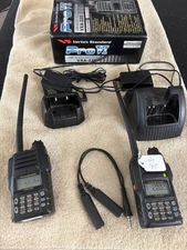 Airband transceivers Vertex VXA-220 with chargers (set of 2)
