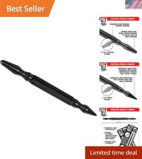 Compact  Durable 2-in-1 Center Punch - Perfect for Wood and Metal Projects