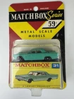 SEALED Lesney Matchbox Series No 31 Lincoln Continental F Box W/ Jigsaw Puzzle