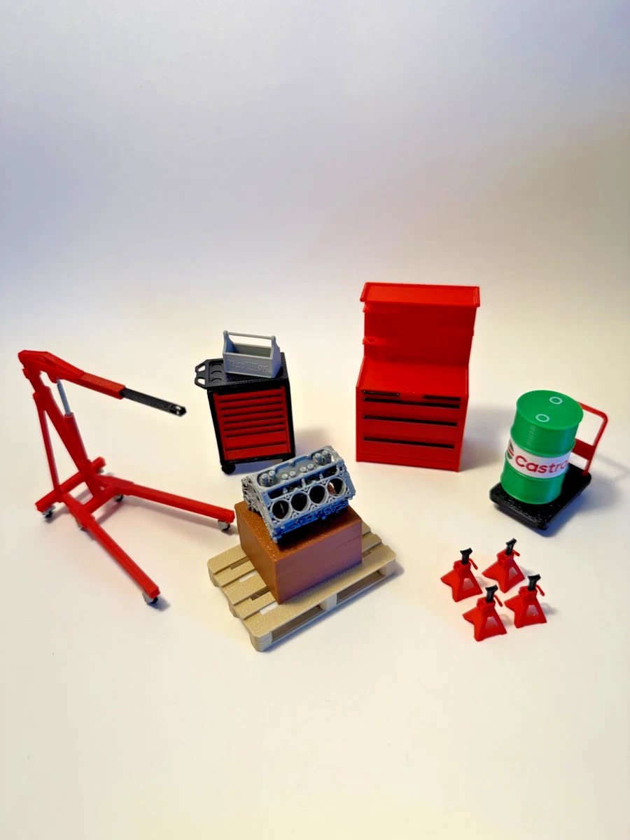 1 24 garage diorama accessories products for sale | eBay