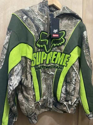Supreme x Fox Racing Zip Up Hoodie Jacket