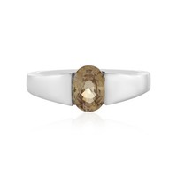 Cavill Damenring 1,99Ct Kanariengelber Zirkon Oval 925 Silber Platin