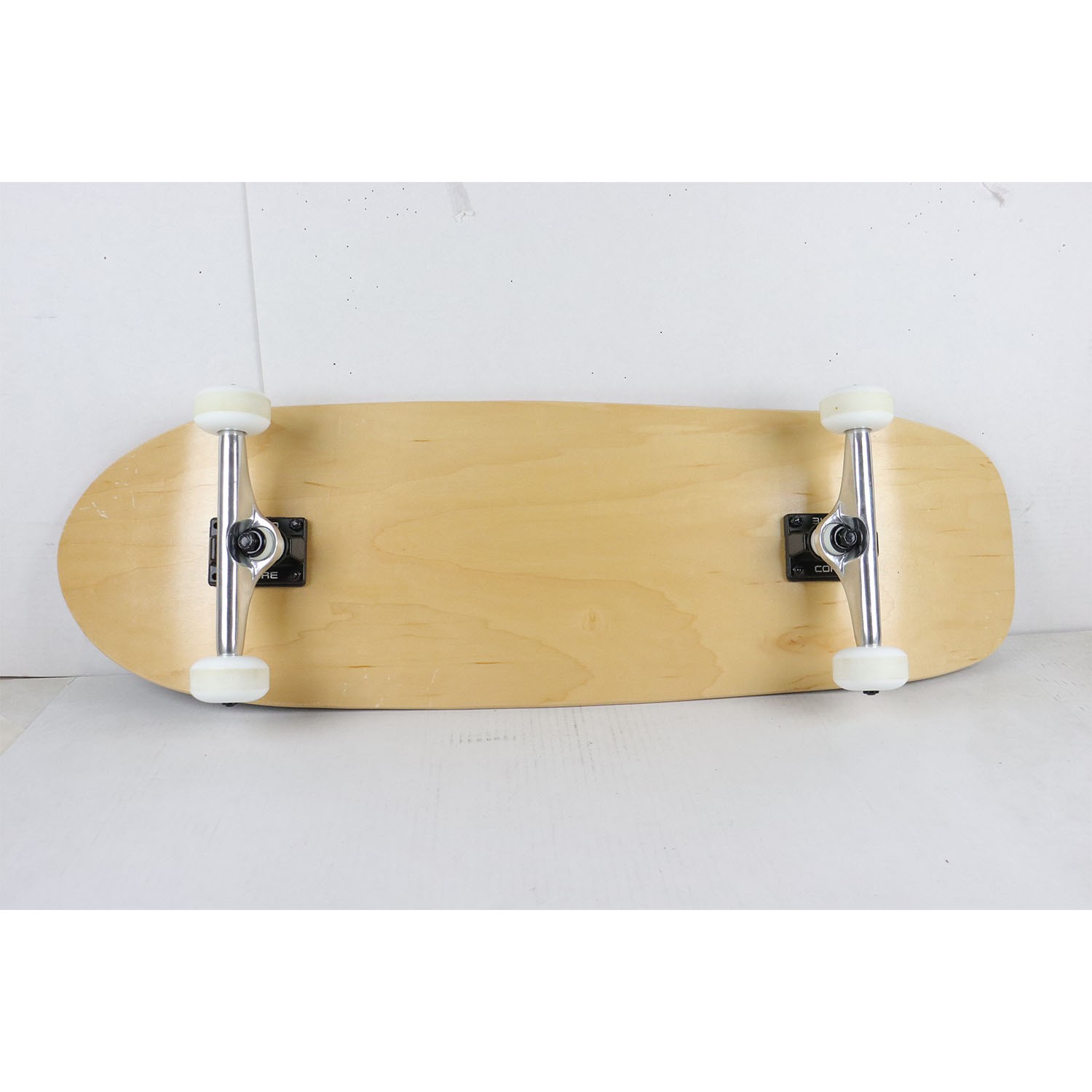 Old School 10" X 33" Natural Blank Skateboard Complete