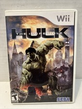 The Incredible Hulk (Nintendo Wii, 2008) NO Manual Replacement Label Tested Work