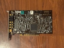 Creative Sound Blaster Audigy 2 ZS Card Model SB0350 - Gold Plated Audio Jacks