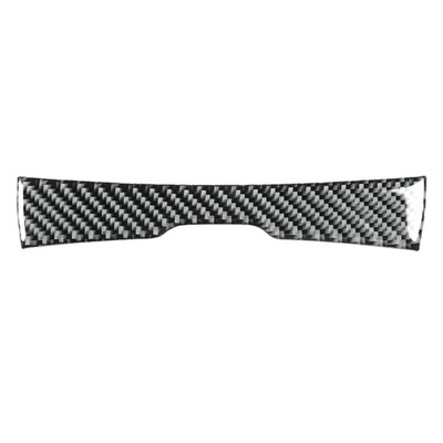 Real Carbon Fiber Central Armrest Box Below Panel Cover For Dodge Charger 15-22