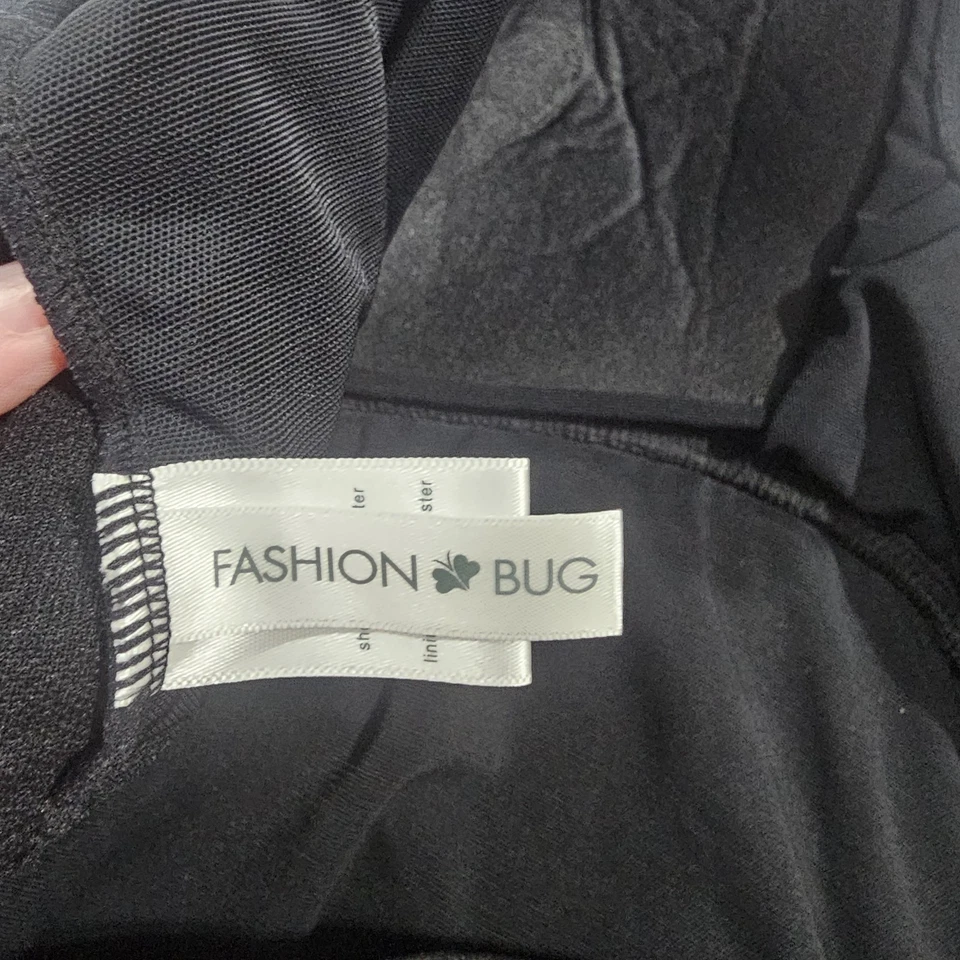 Fashion Bug Black Women's Swimsuit / Dress Size 26W Beach Vacation Resort - Image 4 of 4