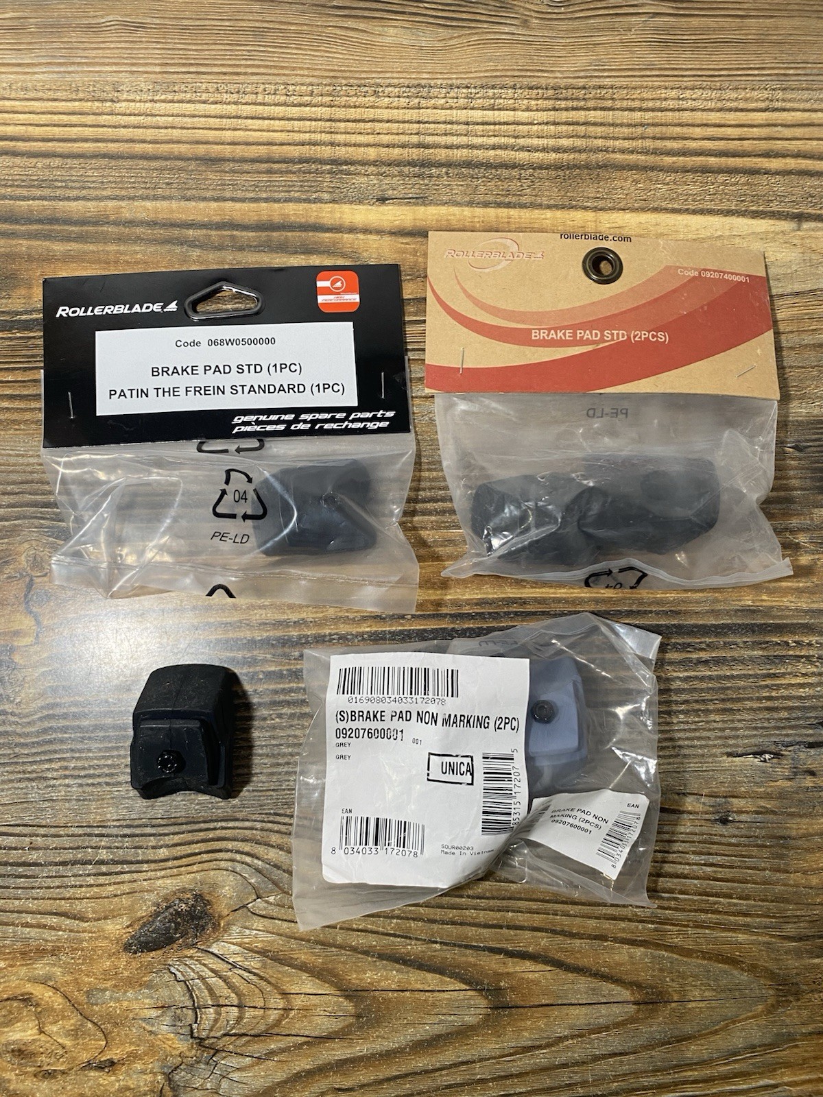 Rollerblade Brake Pad STD Inline Skate Brake 068w0500000, No