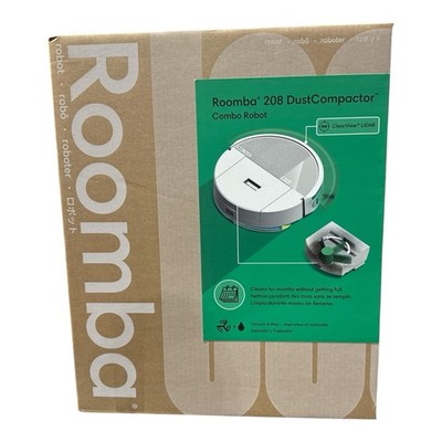 iRobot Roomba 208 DustCompactor Combo Robot Vacuum and Mop
