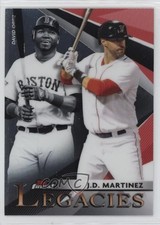 2021 Topps Finest Finest Legacies JD Martinez David Ortiz #FL-JM HOF 0z0n
