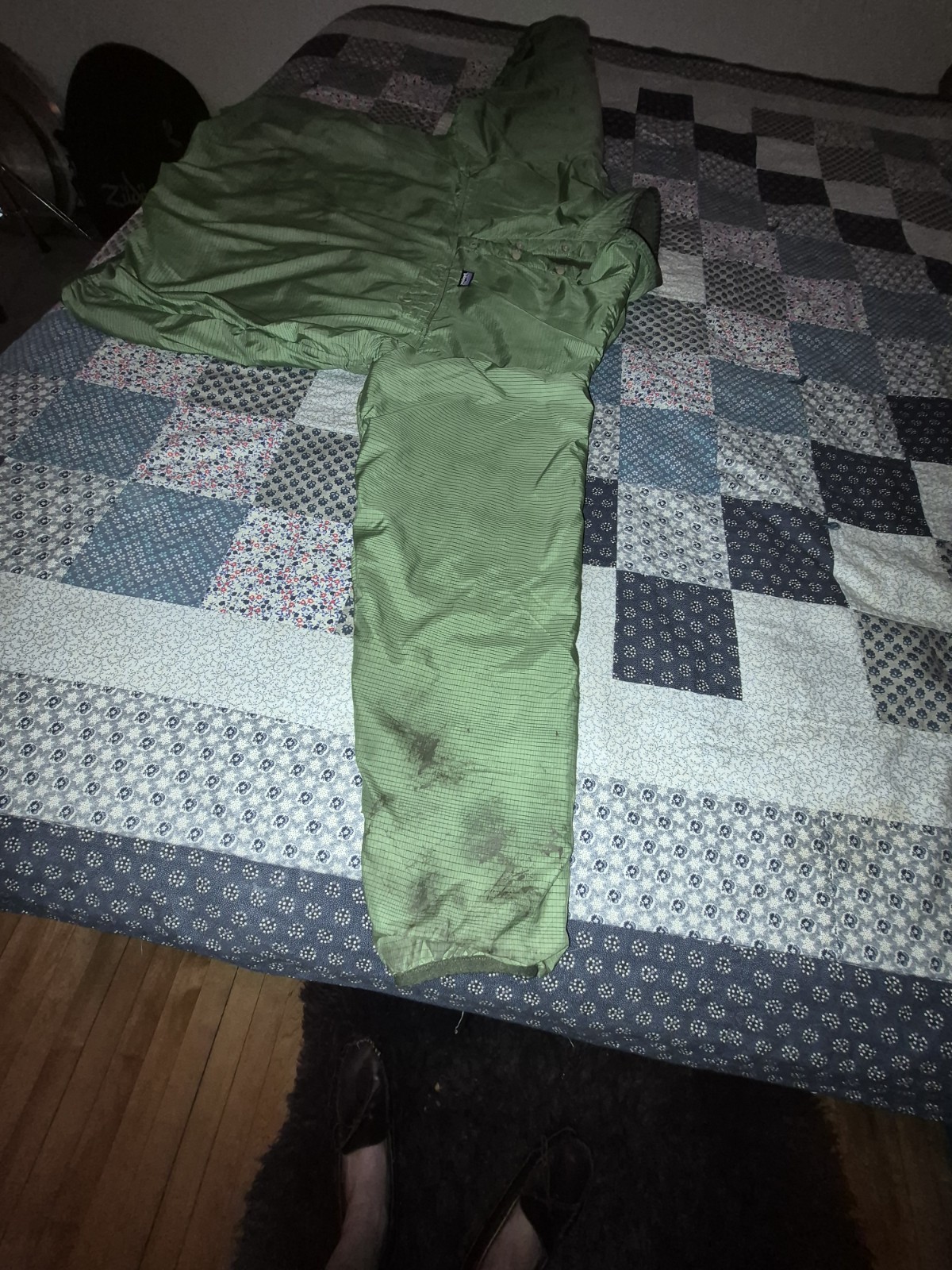 Patagonia Green Pullover Jacket Fleece Reversible - image 9