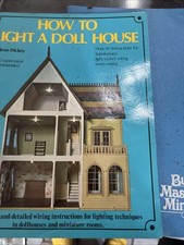 VINTAGE MINIATURE DOLLHOUSE BUILD. MASTERPIECE MINIATURES+HOW TO LIGHT  DOLHOUSE