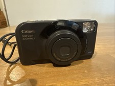 Canon Sure Shot Zoom Max Point Shoot 35mm Film Camera