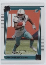 2021 Panini Clearly Donruss Rated Rookie Jaylen Waddle #64 0nr3