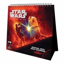 Disney Star Wars, Revenge Of The Sith Easel Desk Calendar 2026 - Entertainment