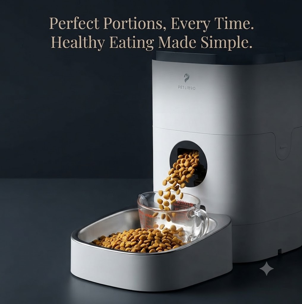 PETLIBRO Automatic Cat Feeder, Timed Cat Feeder with Desiccant Bag