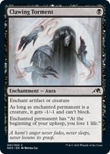 x4 Clawing Torment - Kamigawa: Neon Dynasty - NM - MTG
